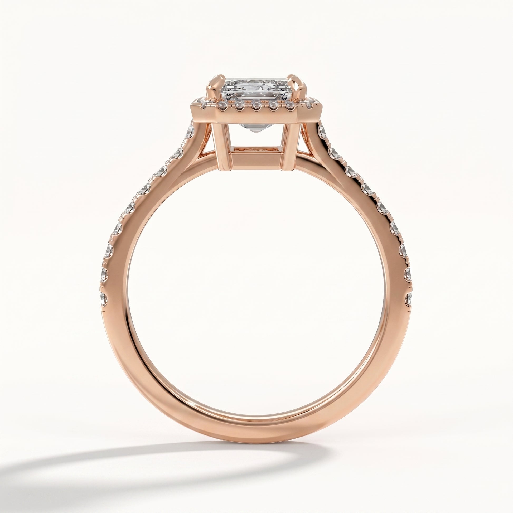 Carrie - Rose Gold - carrie-RG-emerald-front