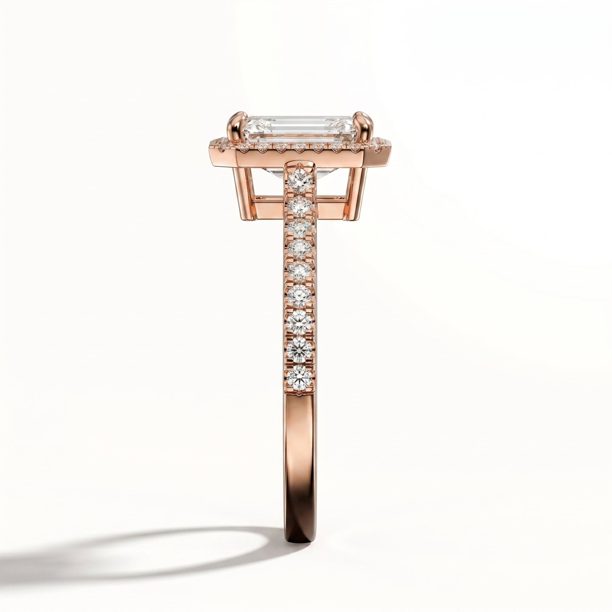 Carrie - Rose Gold - carrie-RG-emerald-side