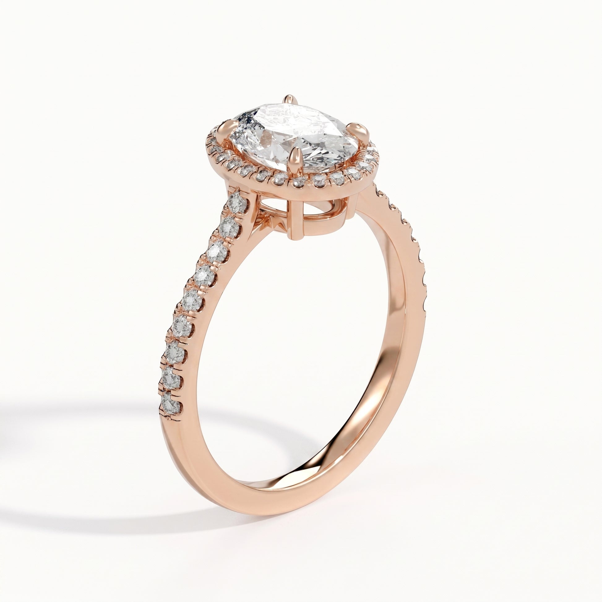 Carrie - Rose Gold - carrie-RG-oval-angle