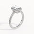 Carrie - White Gold - carrie-WG-emerald-angle