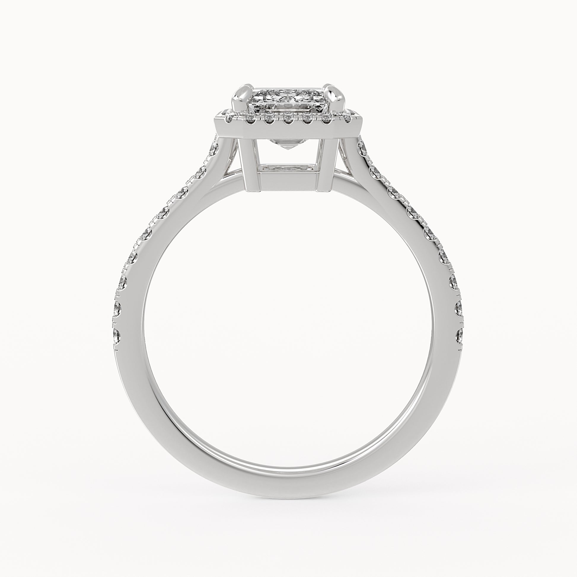 Carrie - White Gold - carrie-WG-emerald-front