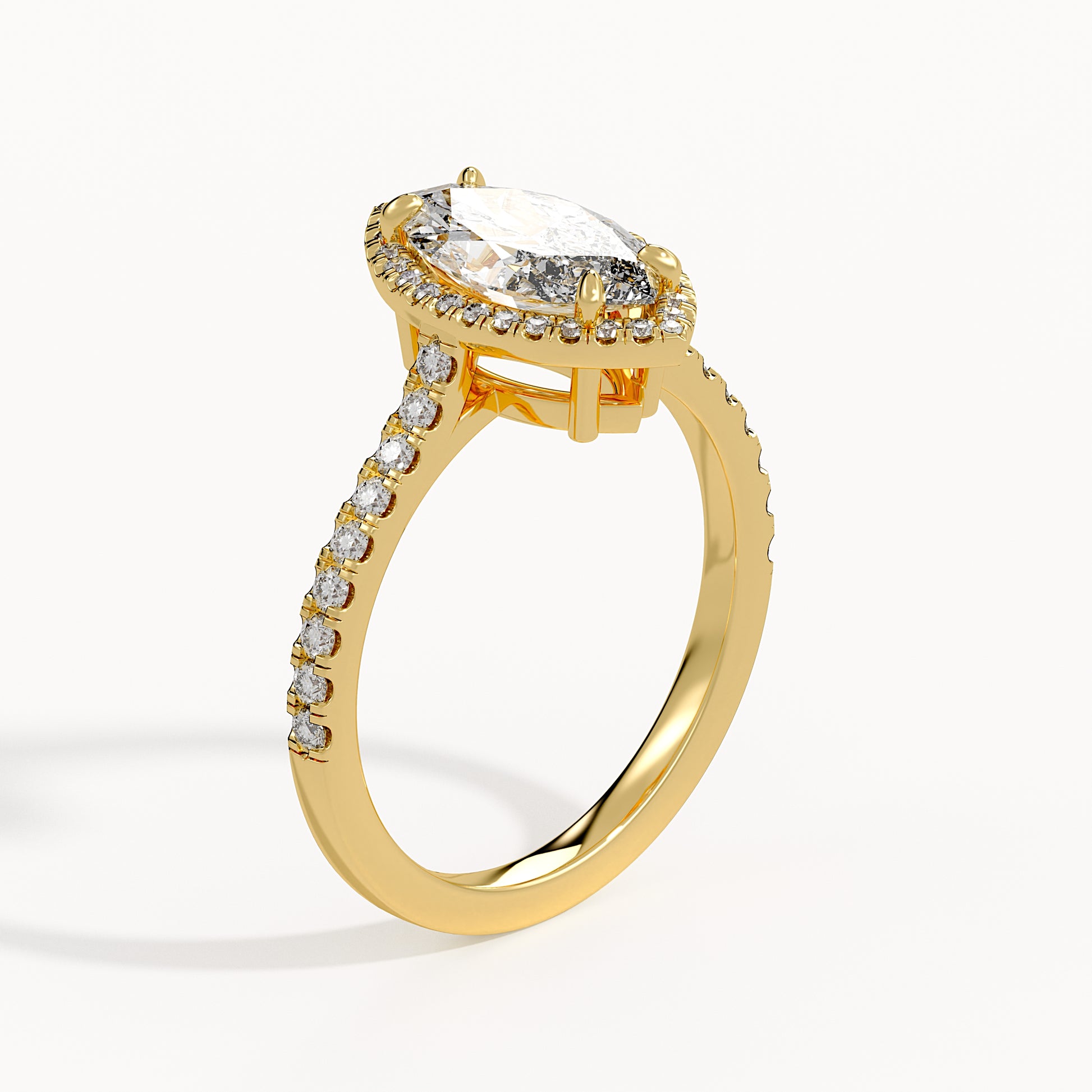 Carrie - Yellow Gold - carrie-YG-marquise-angle