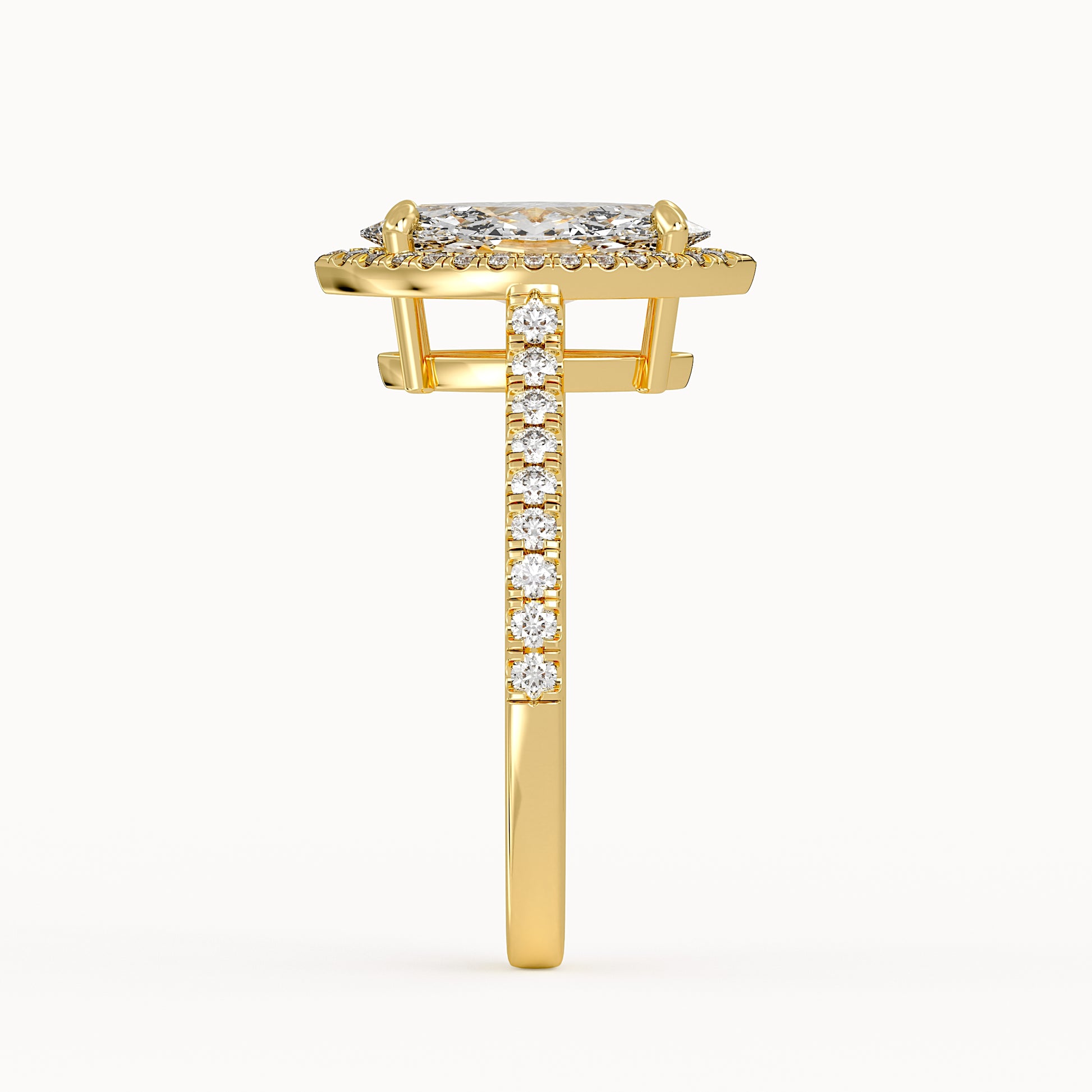 Carrie - Yellow Gold - carrie-YG-marquise-side