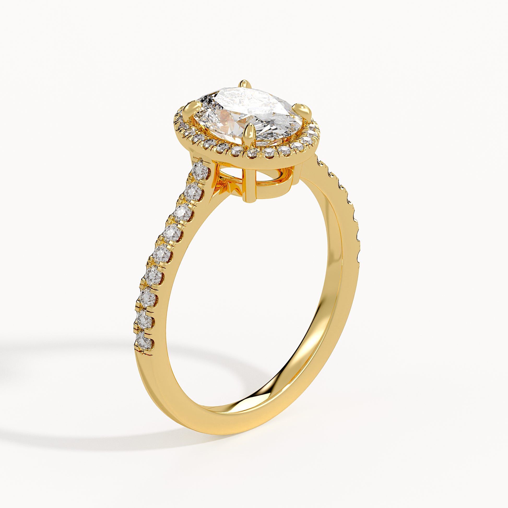 Carrie - Yellow Gold - carrie-YG-oval-angle
