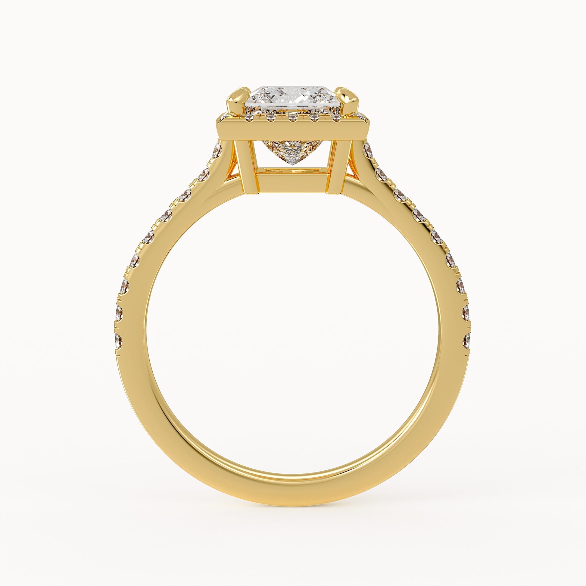 Carrie - Yellow Gold - carrie-YG-princess-front