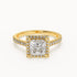 Carrie - Yellow Gold - carrie-YG-princess-hero