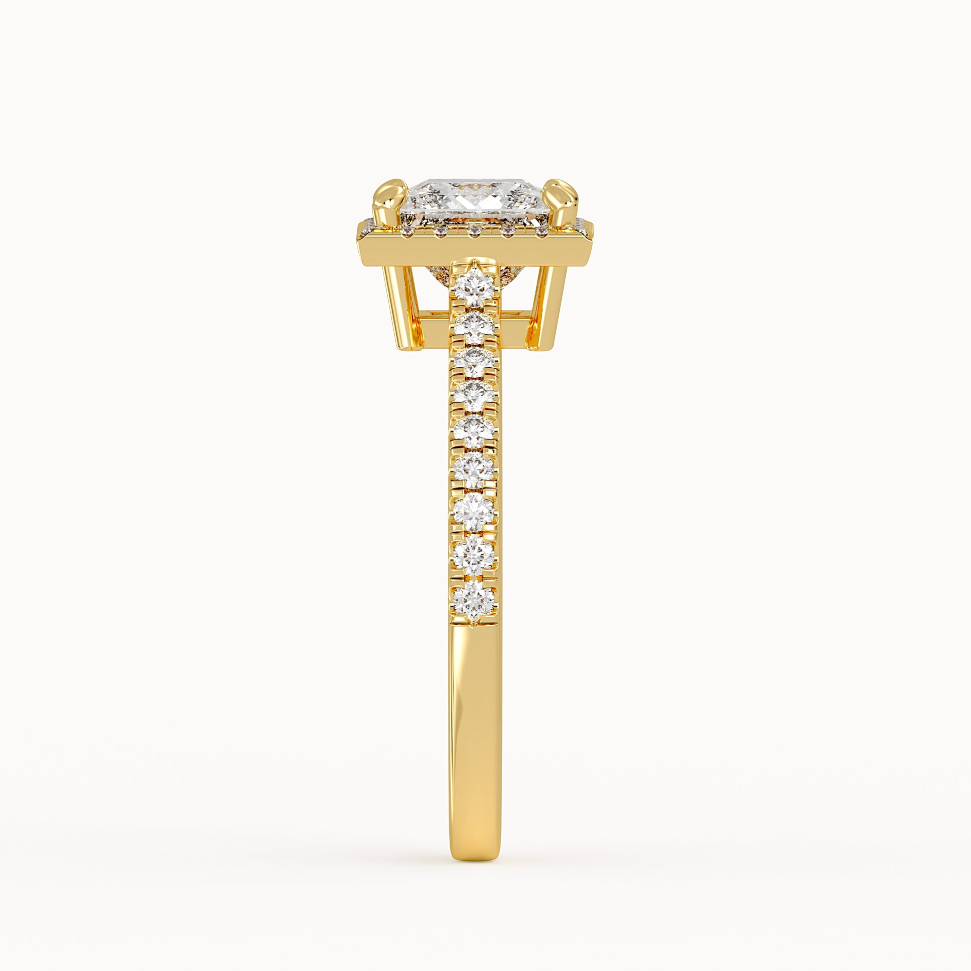 Carrie - Yellow Gold - carrie-YG-princess-side