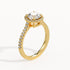 Carrie - Yellow Gold - carrie-YG-round-angle