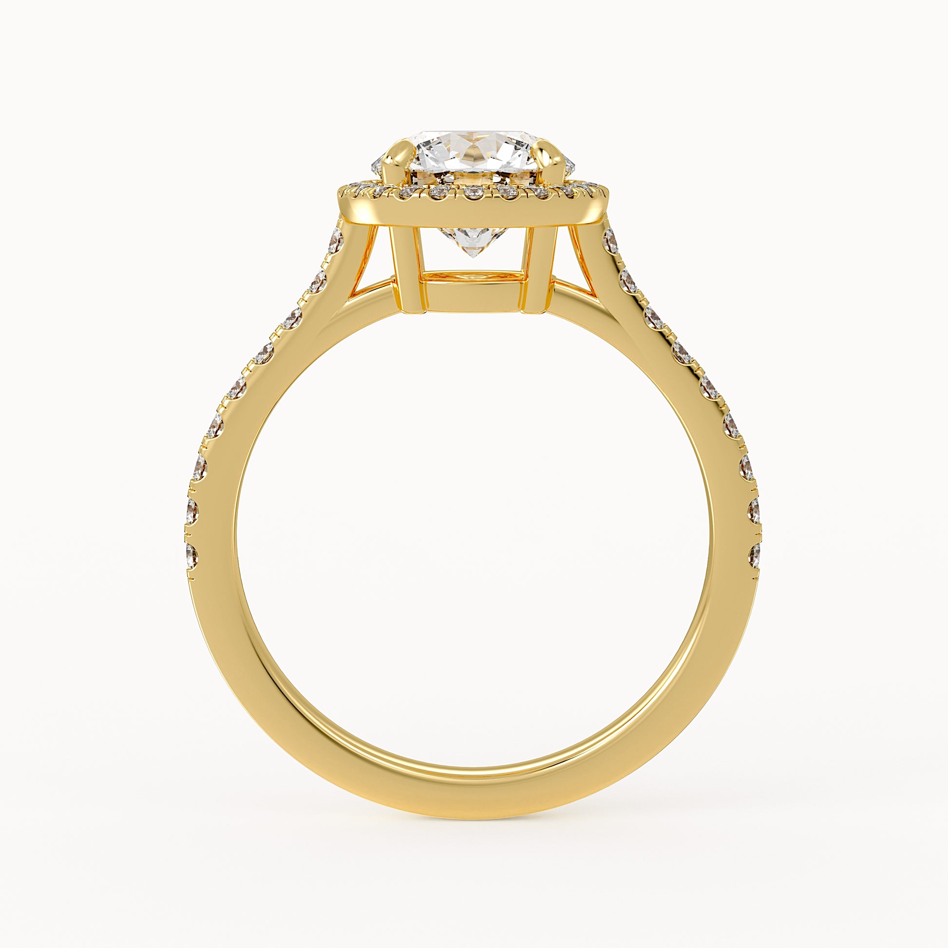 Carrie - Yellow Gold - carrie-YG-round-front