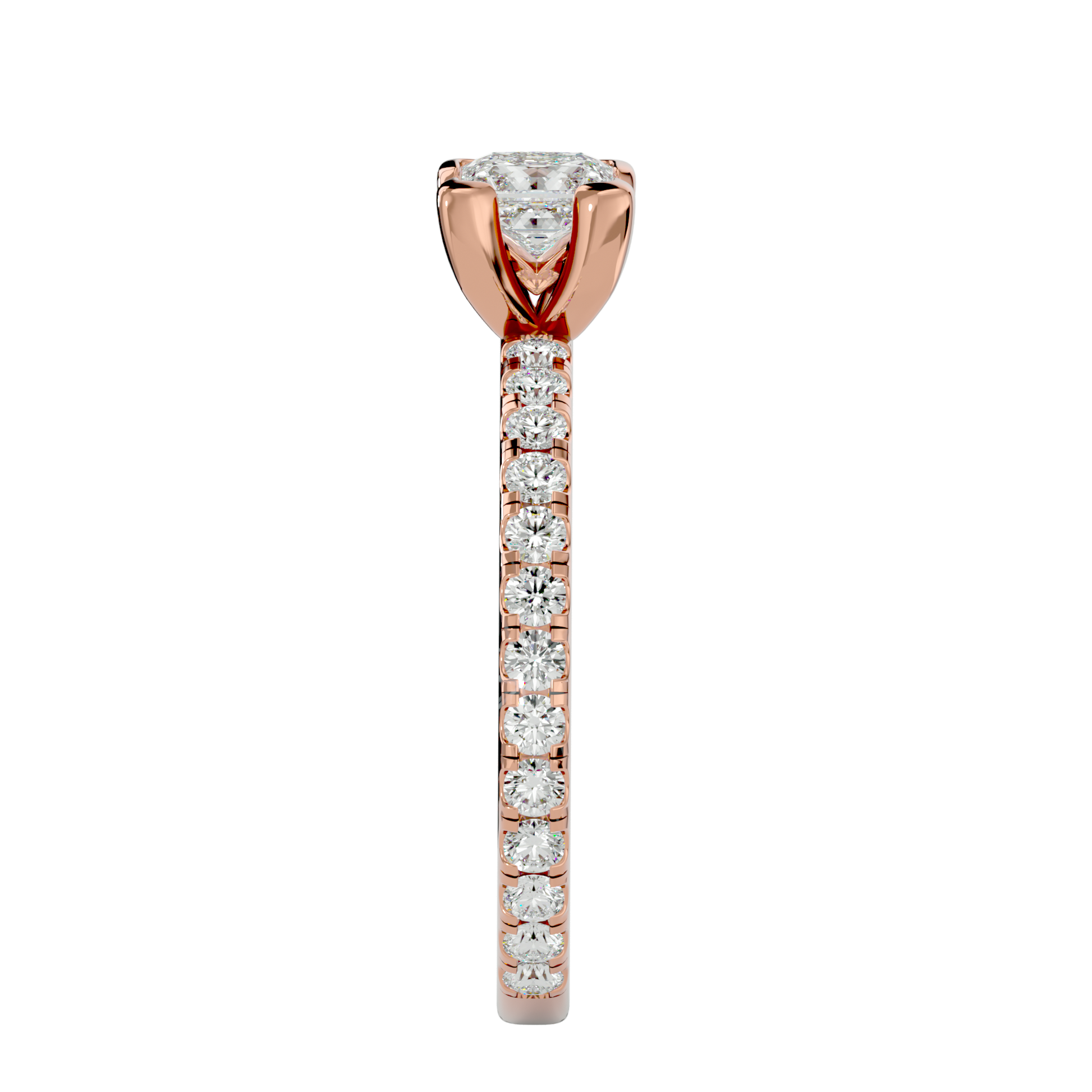 Celeste - Rose Gold - celeste-RG-princess-side