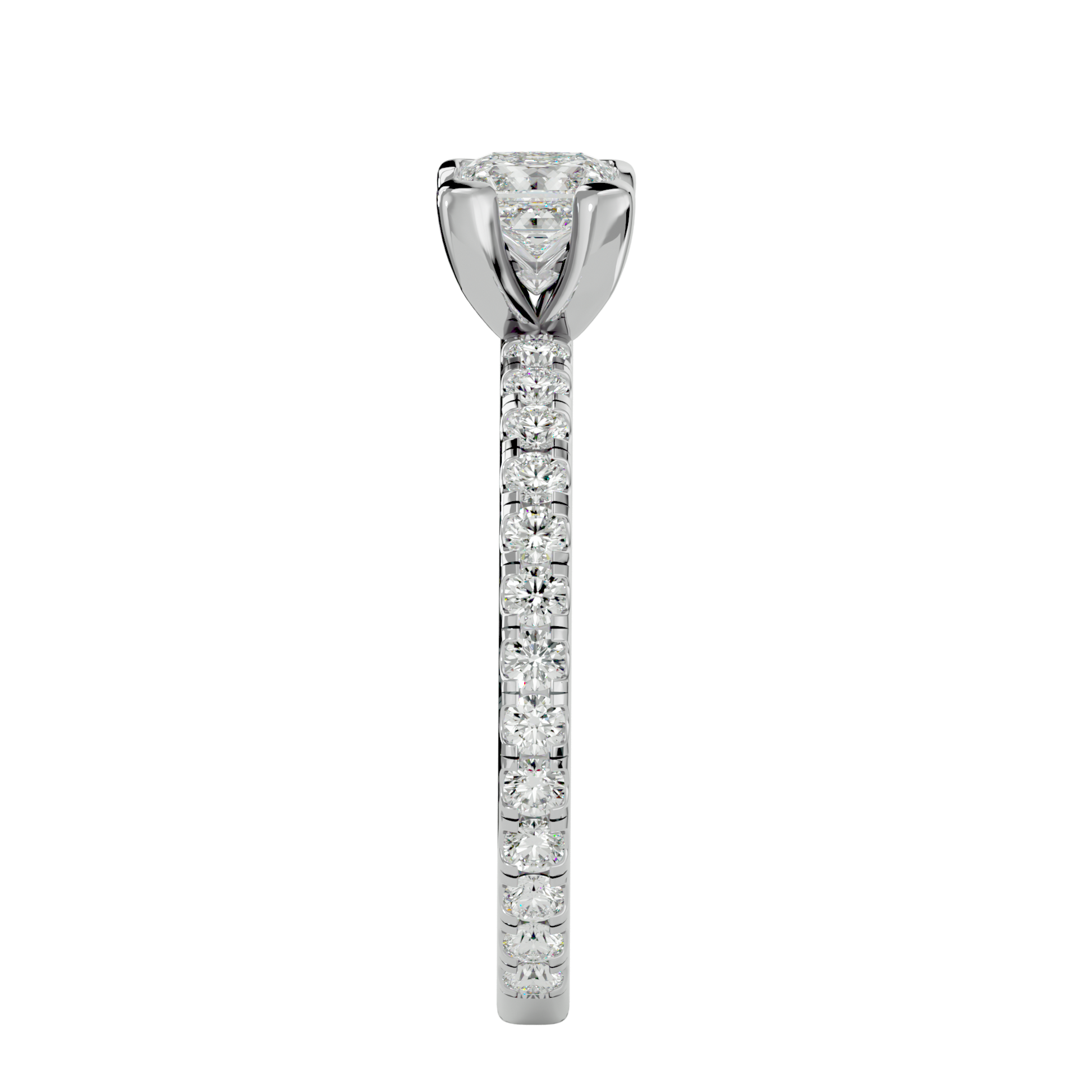 Celeste - White Gold - celeste-WG-princess-side