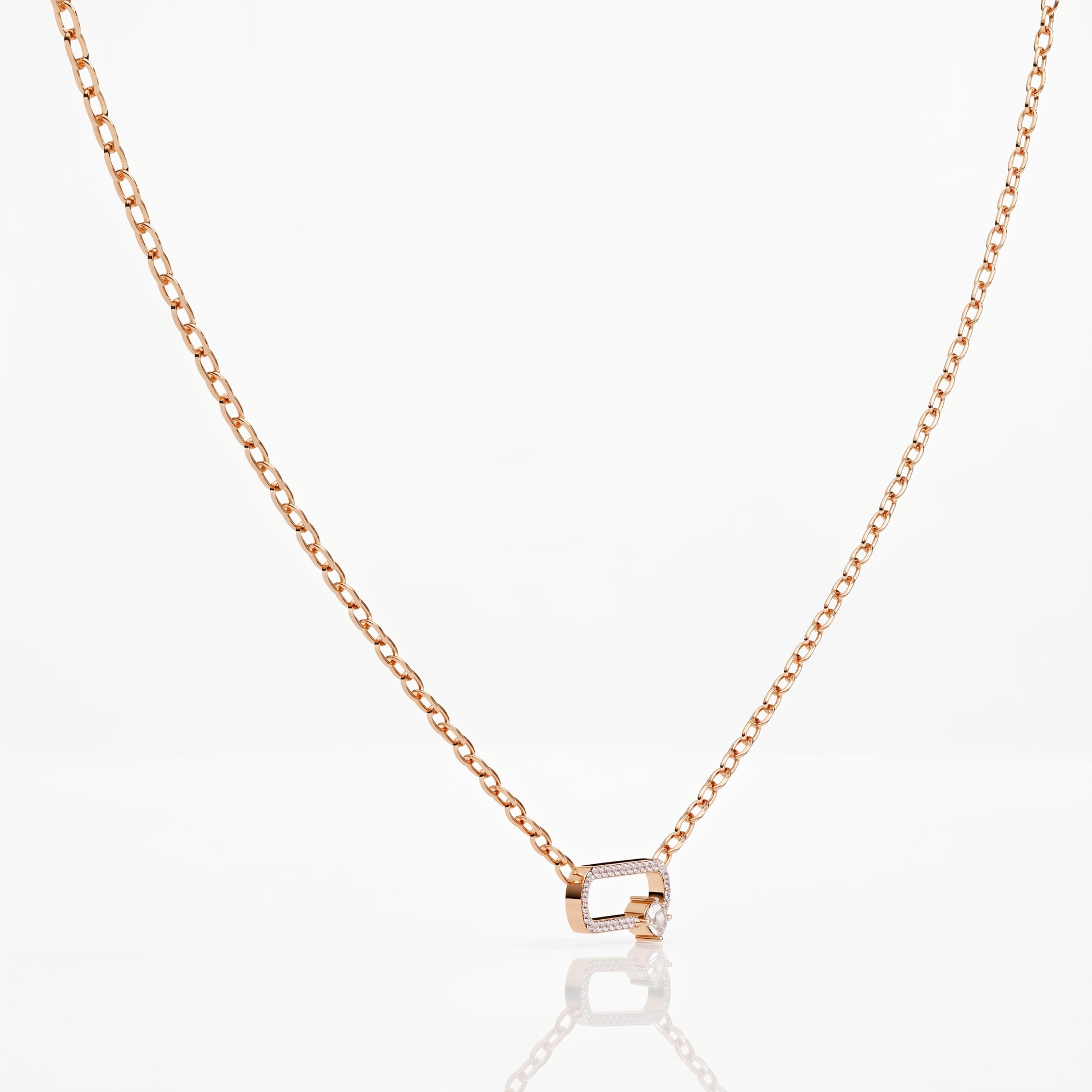 Celestine - Rose Gold - celestine-RG-cushion-angle