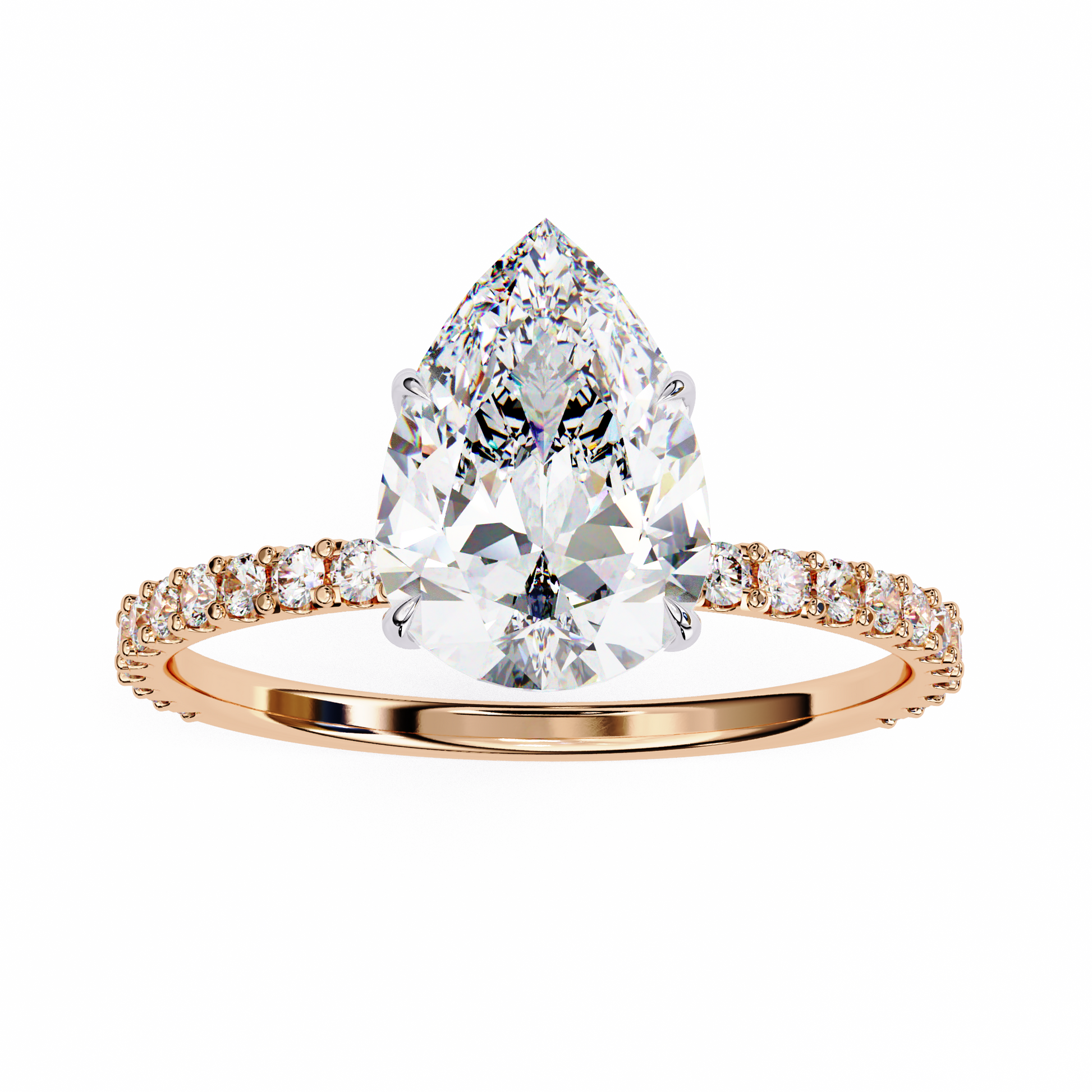 Claire - Rose Gold - claire-RG-round-angle