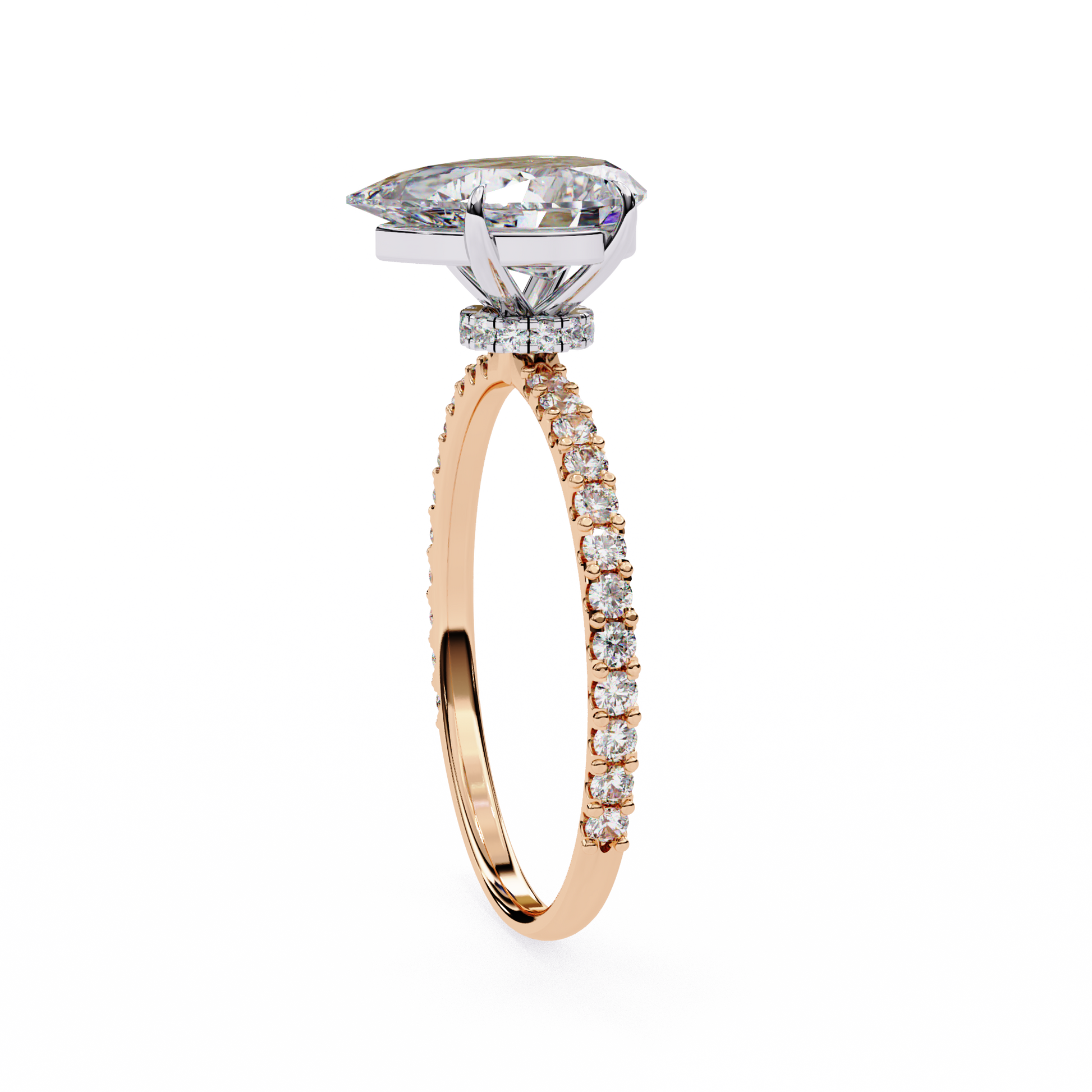 Claire - Rose Gold - claire-RG-round-side