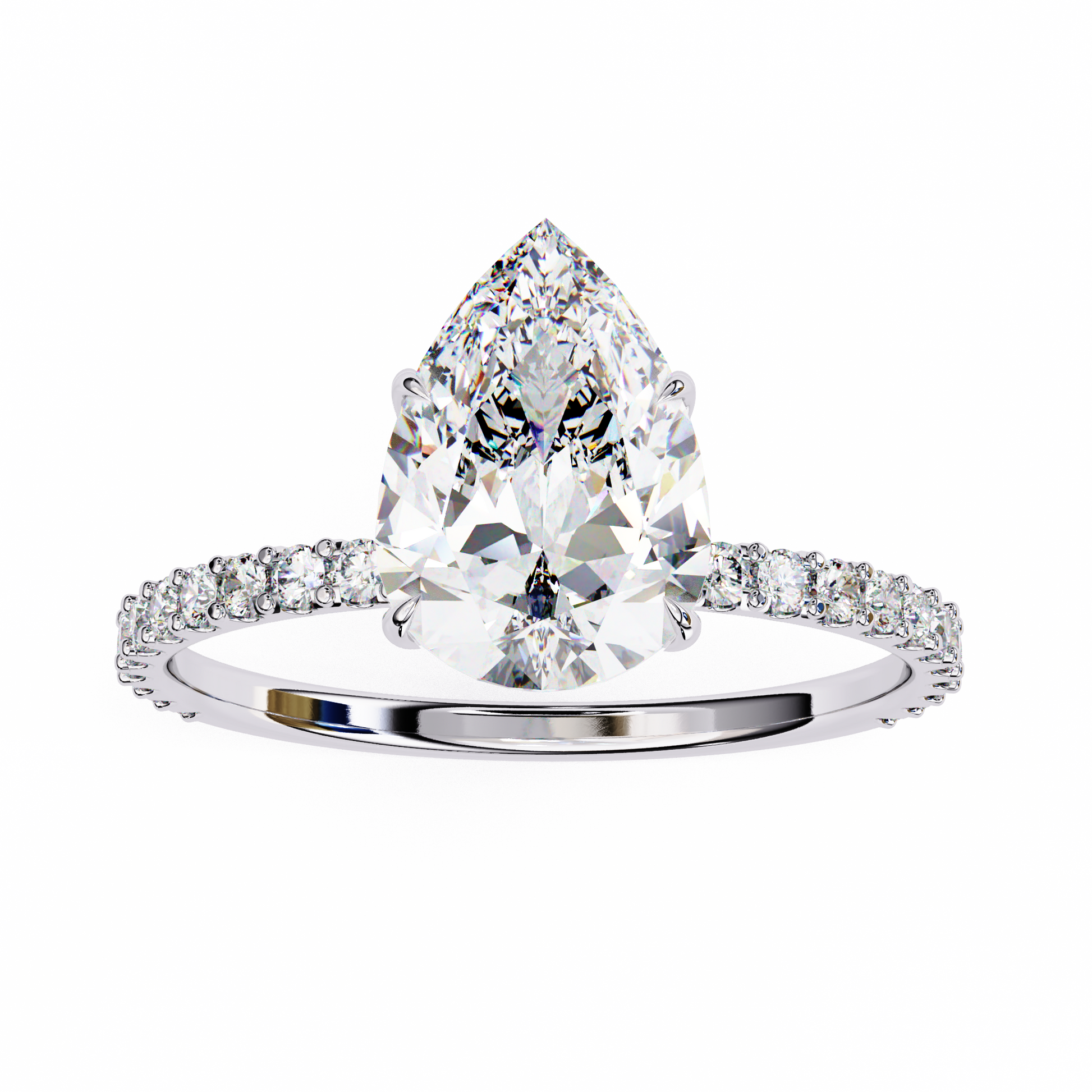 Claire - White Gold - claire-WG-round-angle
