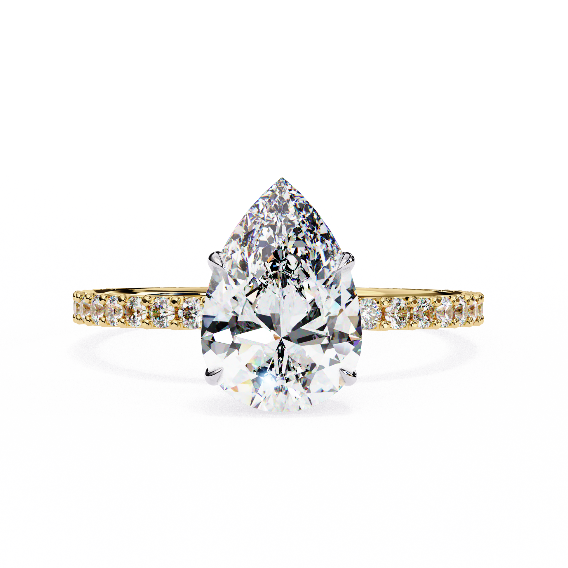 Claire - Yellow Gold - claire-YG-round-hero
