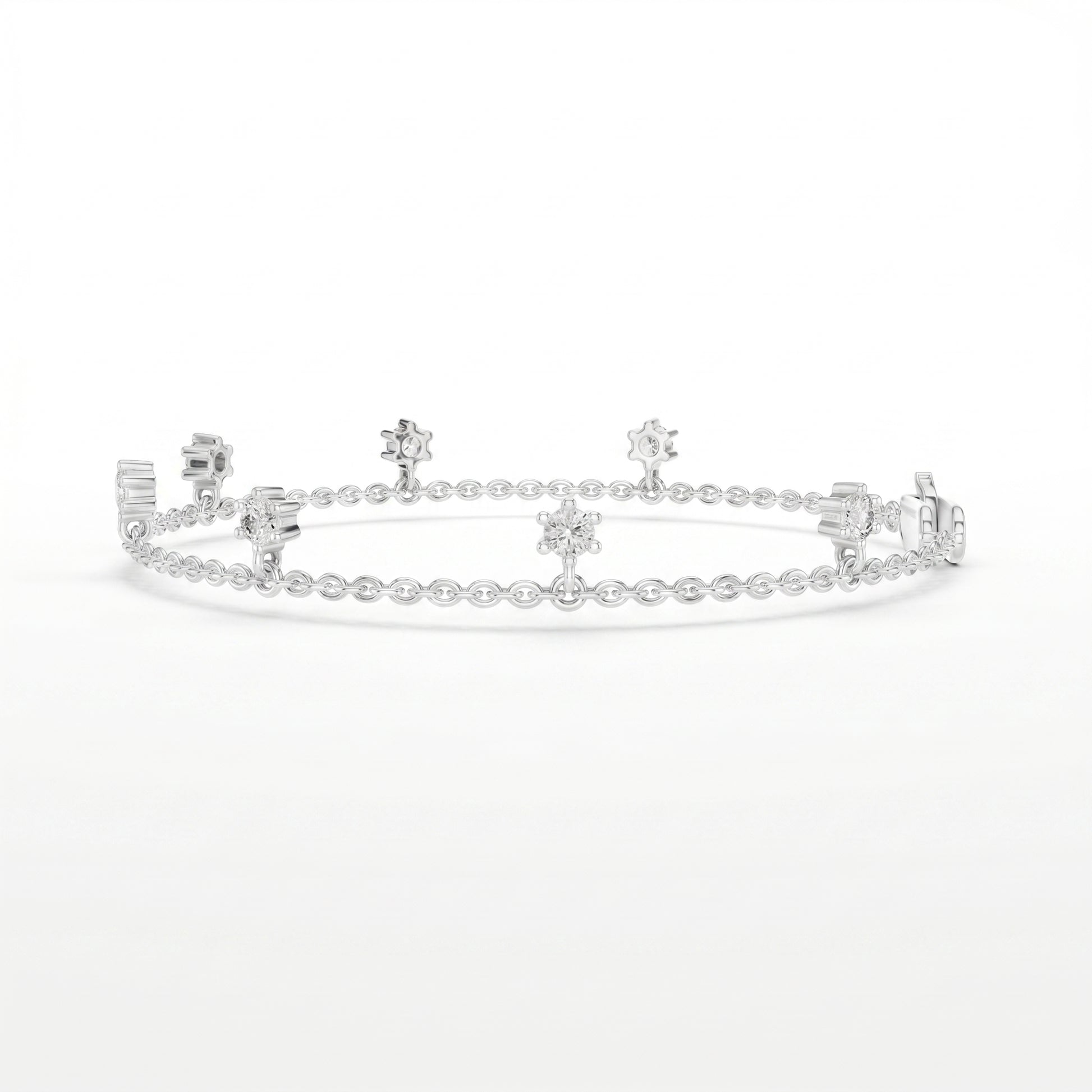 Cleo - White Gold - cleo-WG-round-front