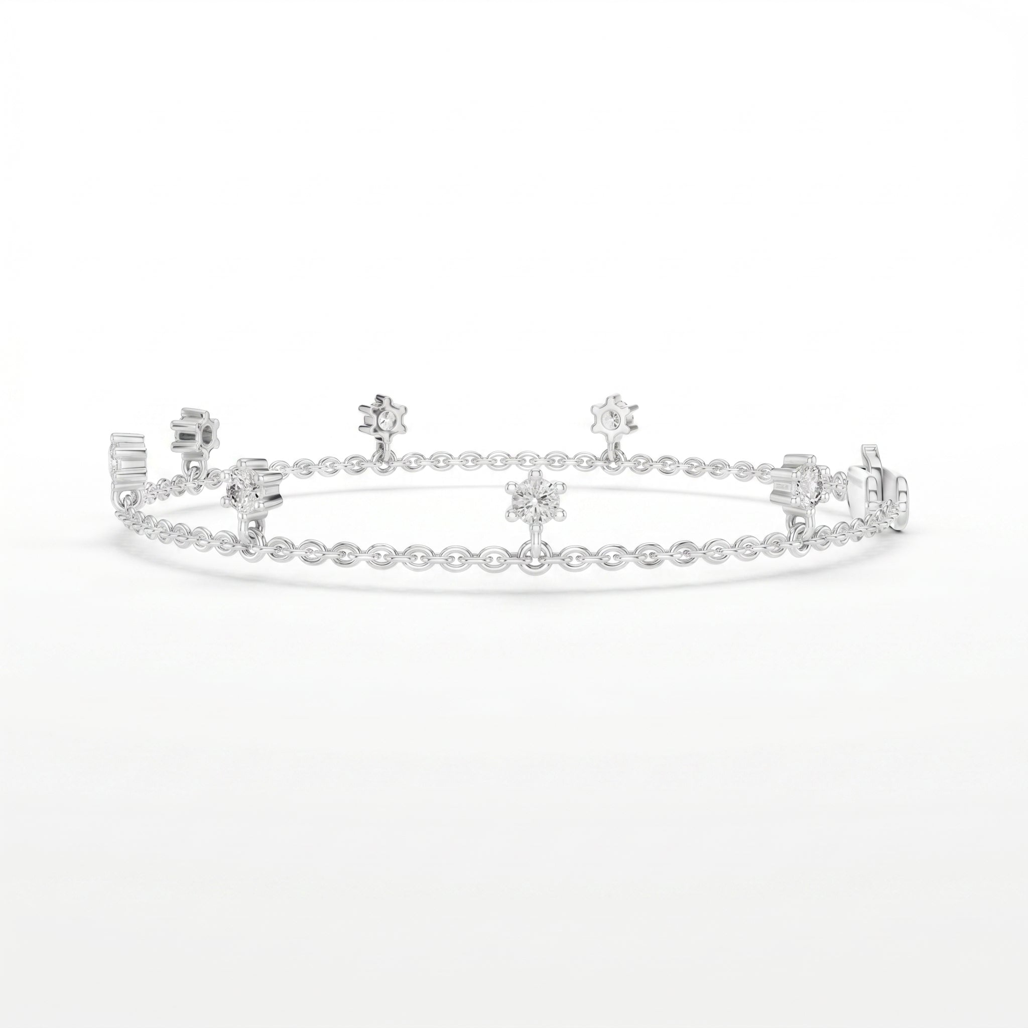 Cleo - White Gold - cleo-WG-round-front