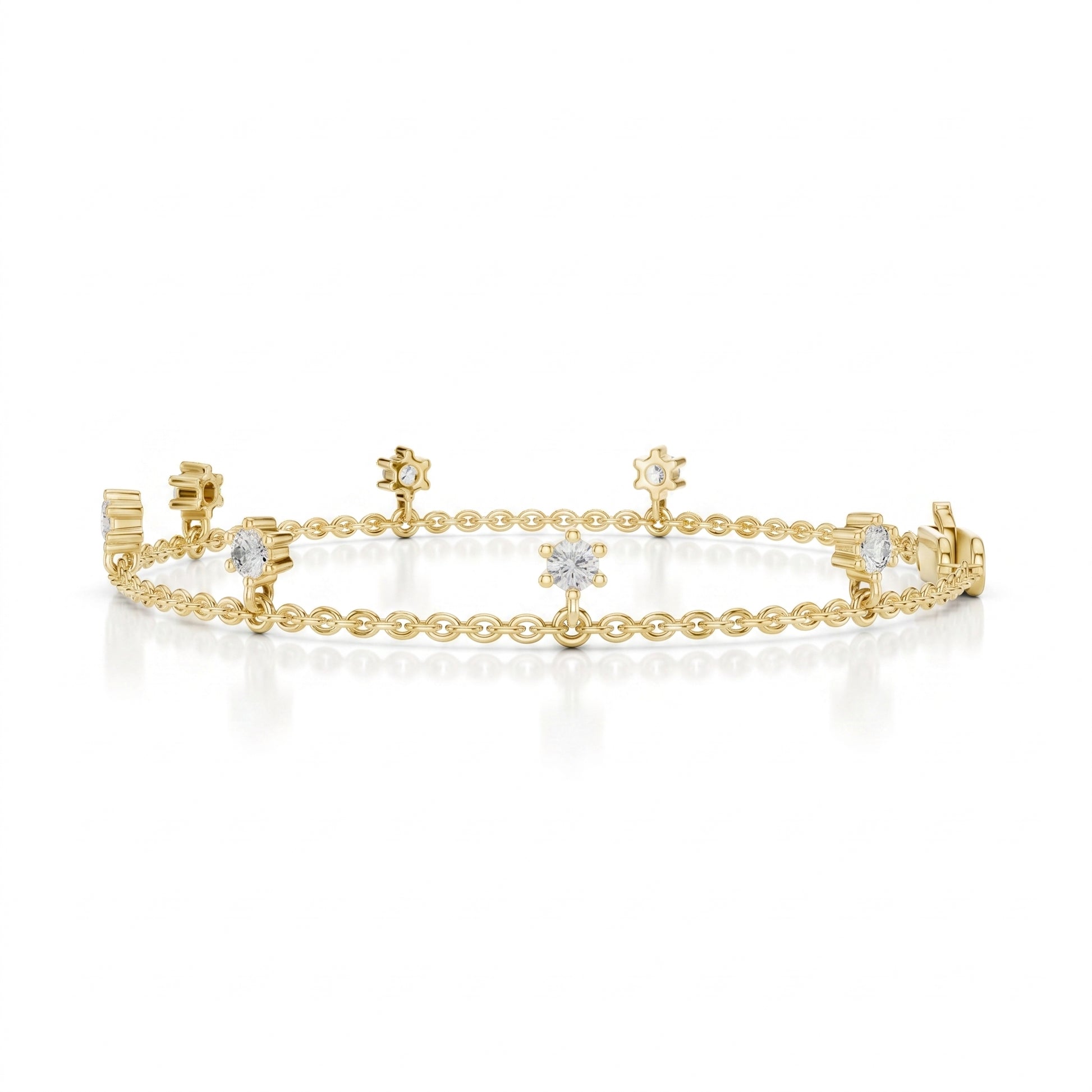Cleo - Yellow Gold - cleo-YG-round-front