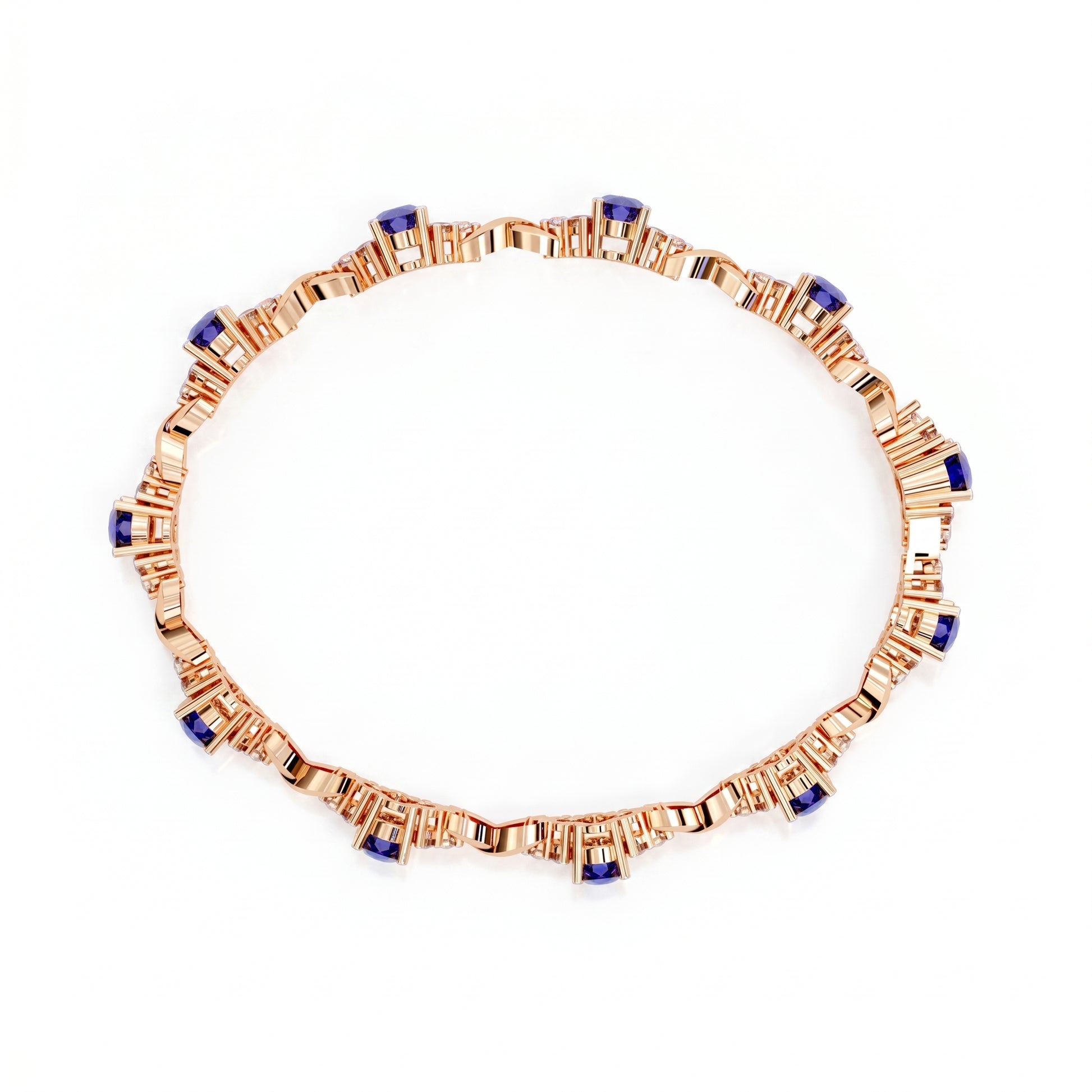 Clio - Rose Gold - clio-RG-oval-top