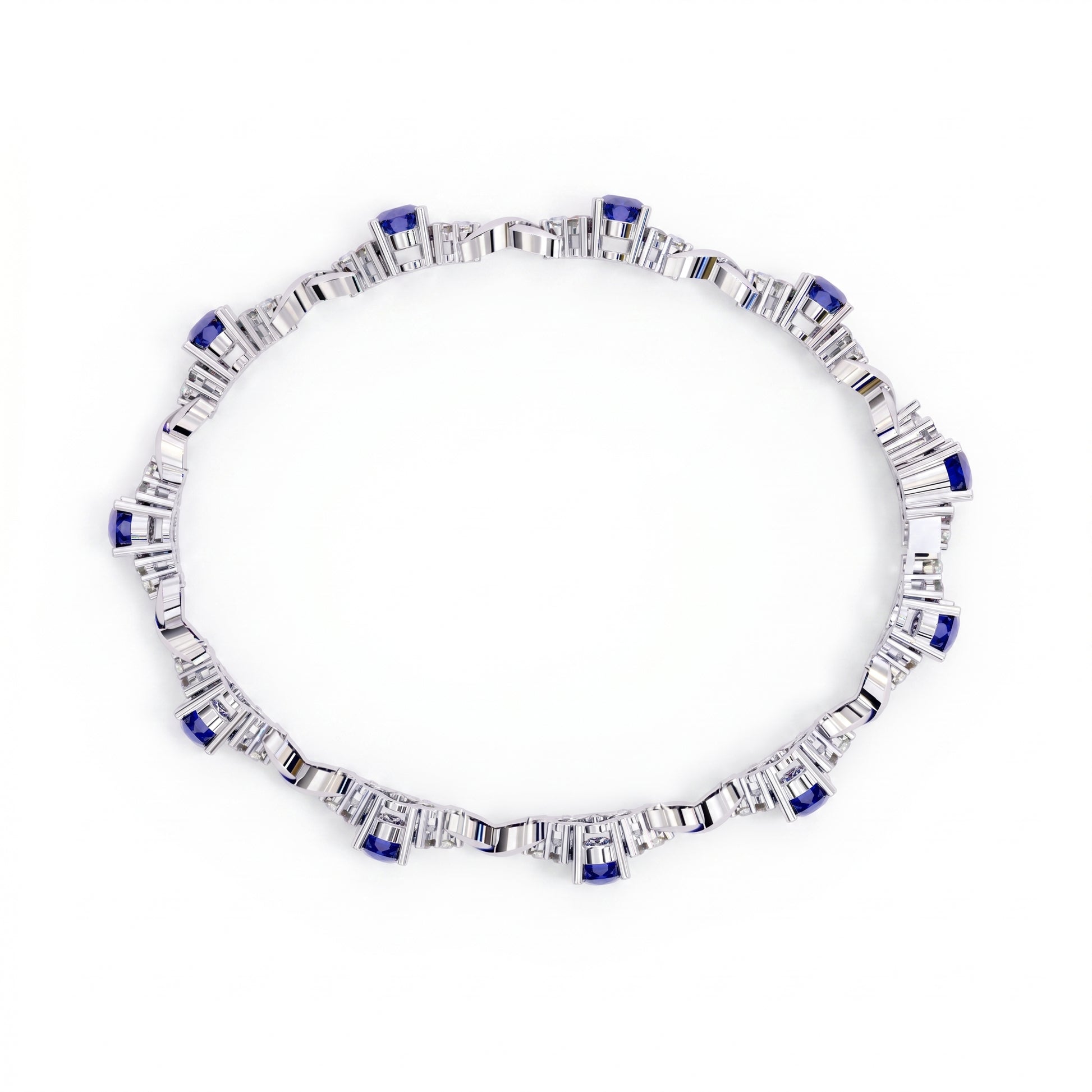 Clio - White Gold - clio-WG-oval-top
