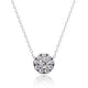 Cordelia - Round Lab-Grown Diamond Pendant Necklace in Gold