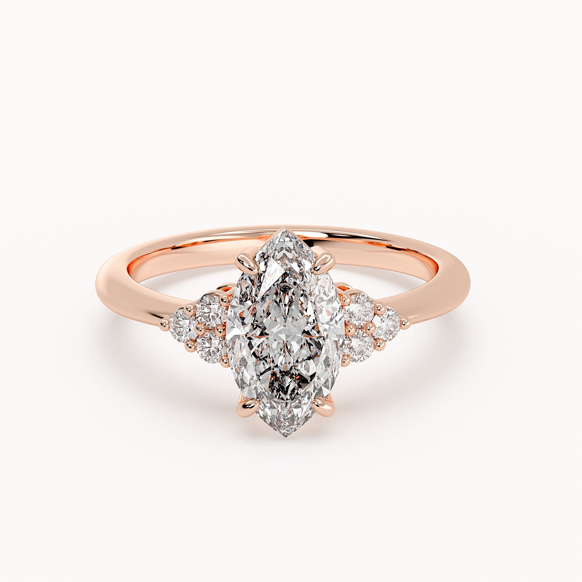 Daisy - Rose Gold - daisy-RG-marquise-hero