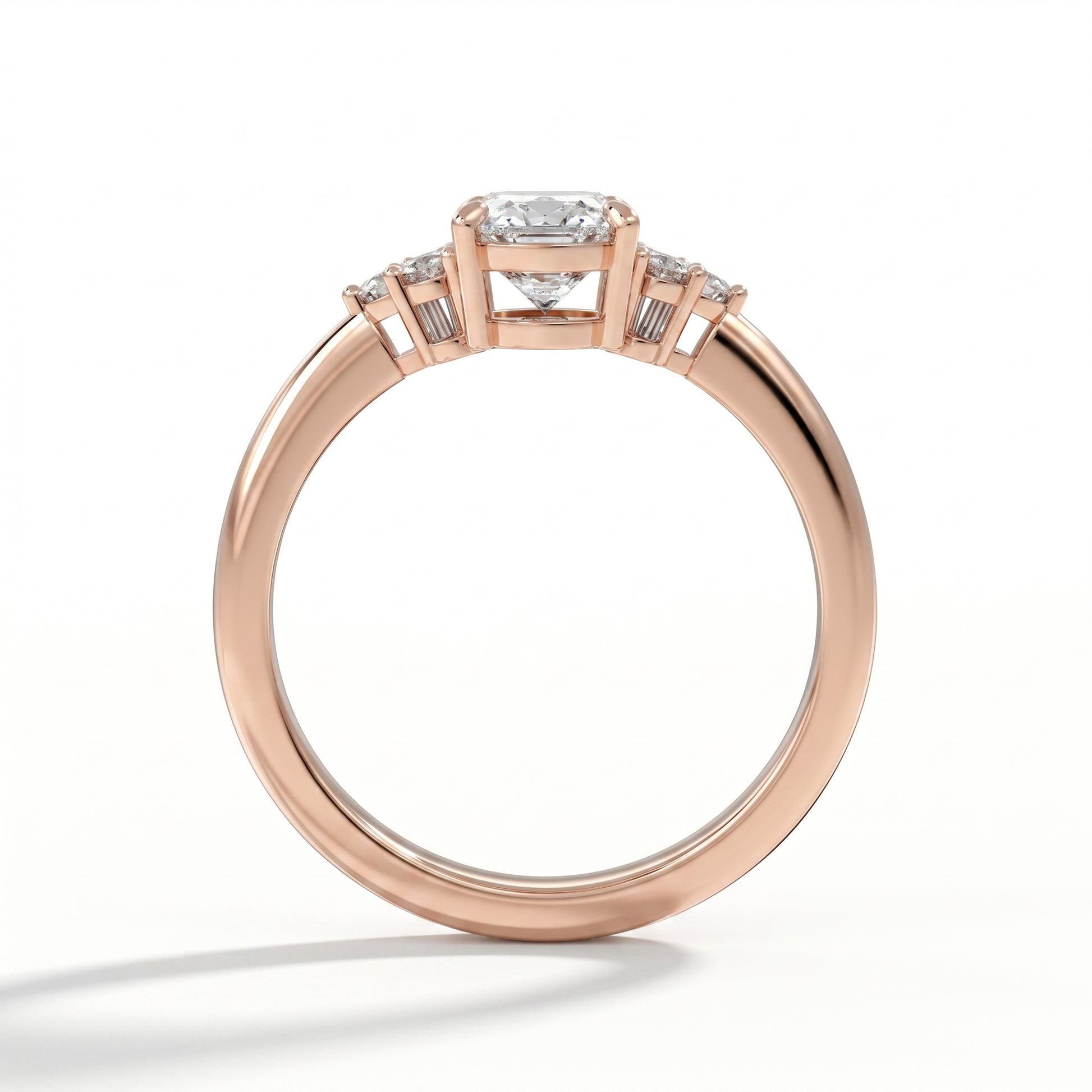Daisy - Rose Gold - daisy-RG-oval-front