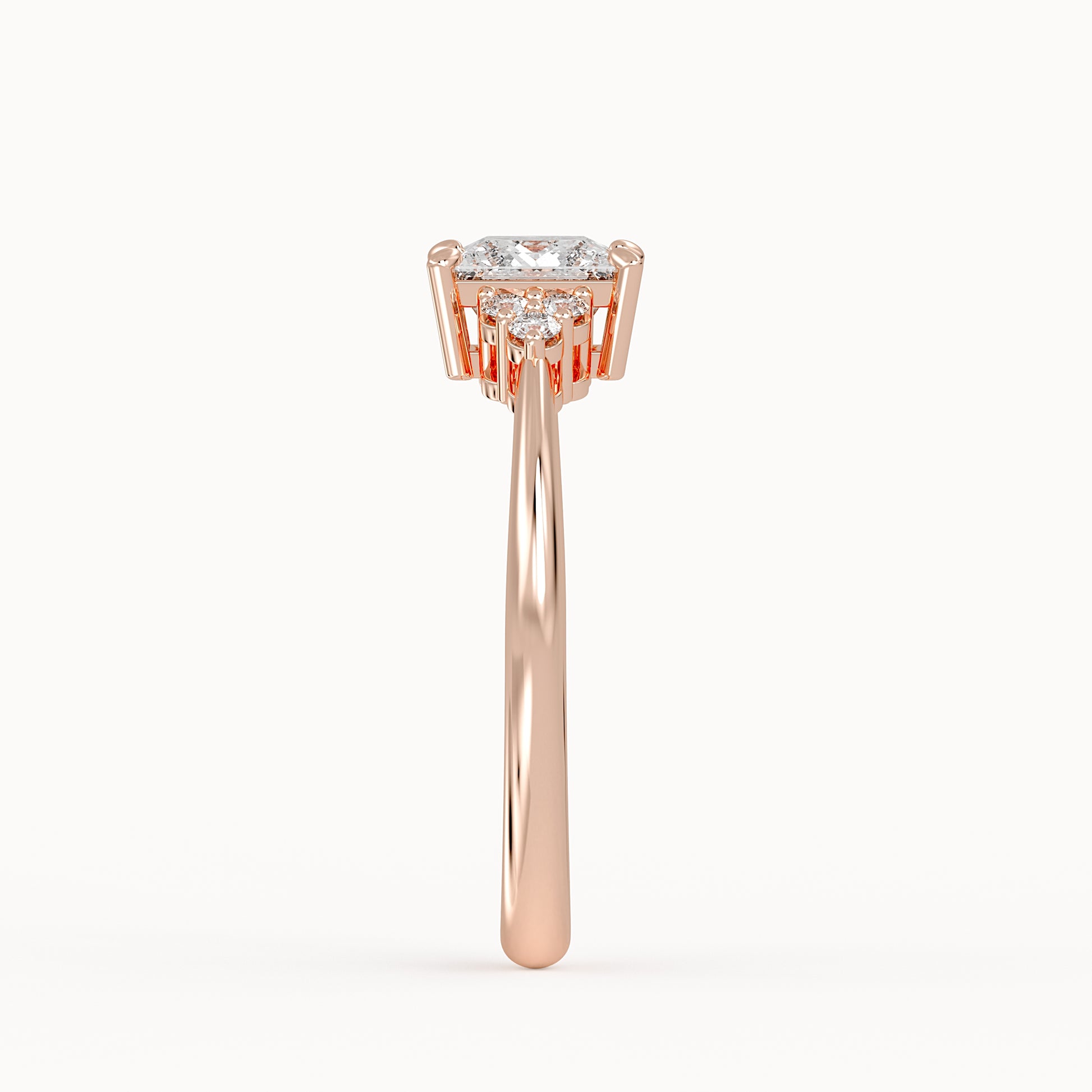 Daisy - Rose Gold - daisy-RG-princess-side