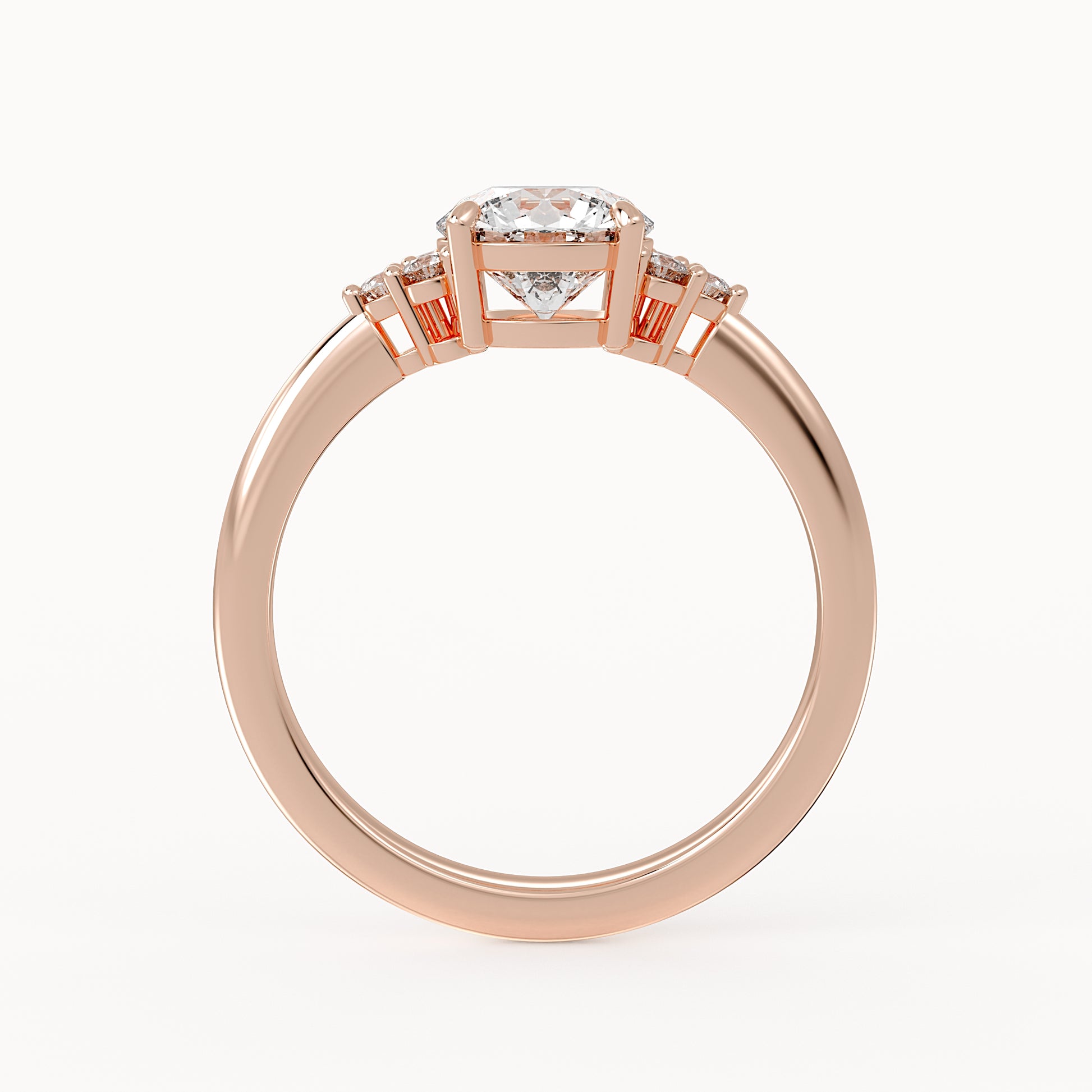 Daisy - Rose Gold - daisy-RG-round-front
