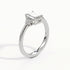 Daisy - White Gold - daisy-WG-emerald-angle