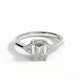 Daisy - Classic Cluster Lab Grown Diamond Engagement Ring - Emerald