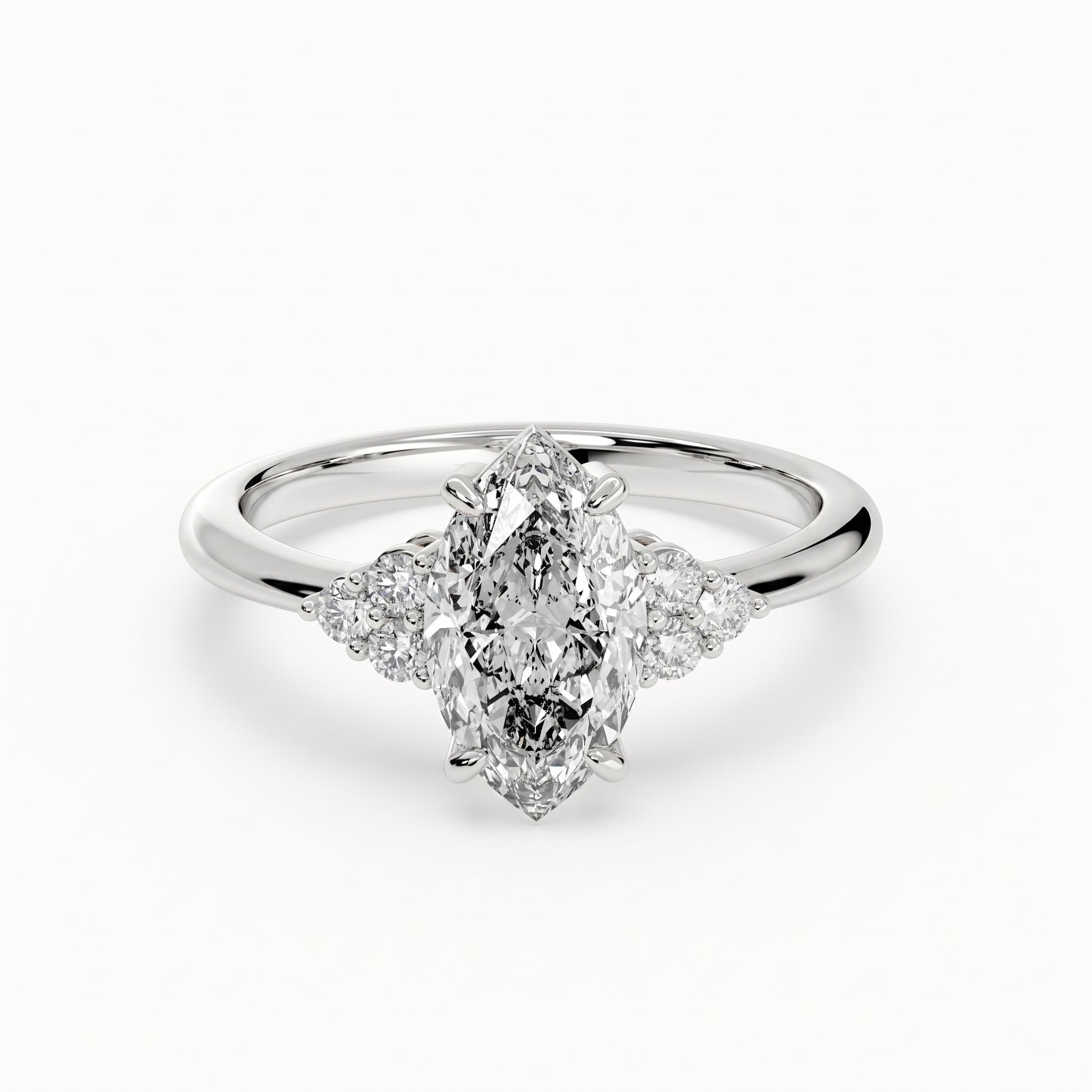 Daisy - White Gold - daisy-WG-marquise-hero