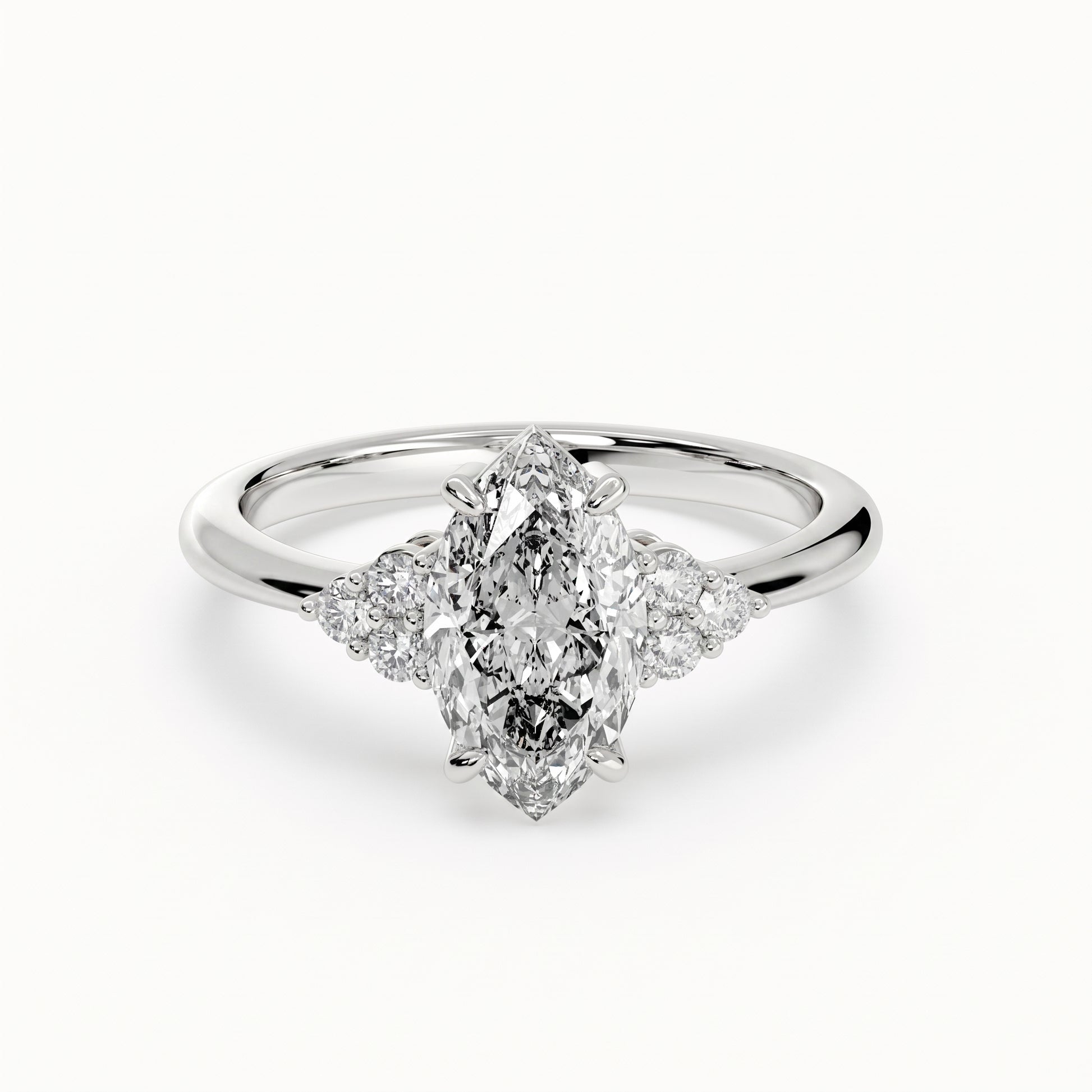 Daisy - White Gold - daisy-WG-marquise-hero