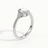 Daisy - White Gold - daisy-WG-oval-angle