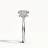 Daisy - White Gold - daisy-WG-oval-side