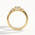 Daisy - Yellow Gold - daisy-YG-emerald-front