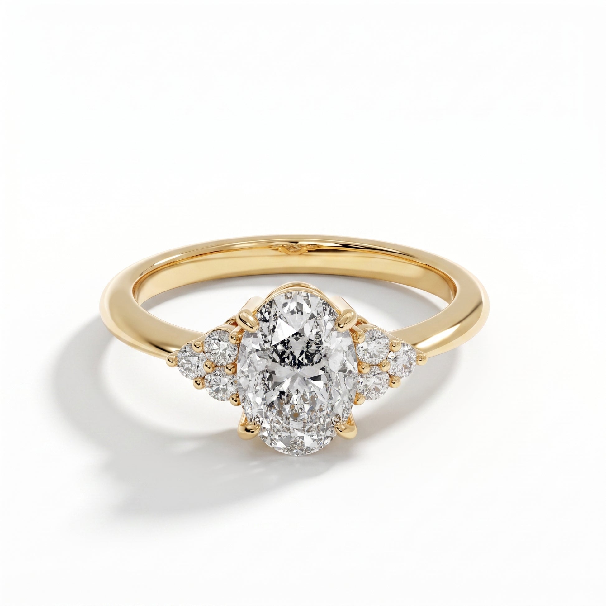 Daisy - Yellow Gold - daisy-YG-oval-hero