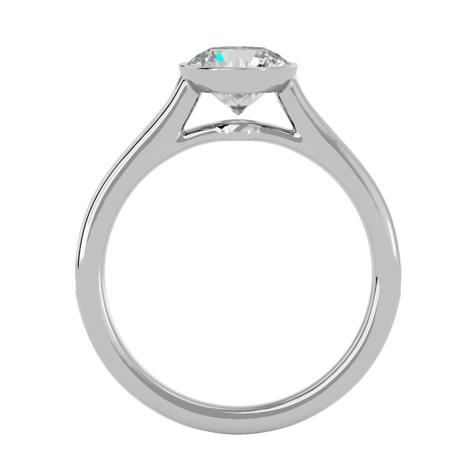 Demi - White Gold - demi-WG-round-front