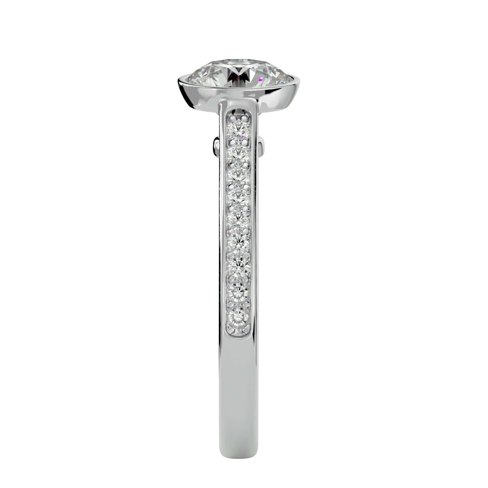 Demi - White Gold - demi-WG-round-side