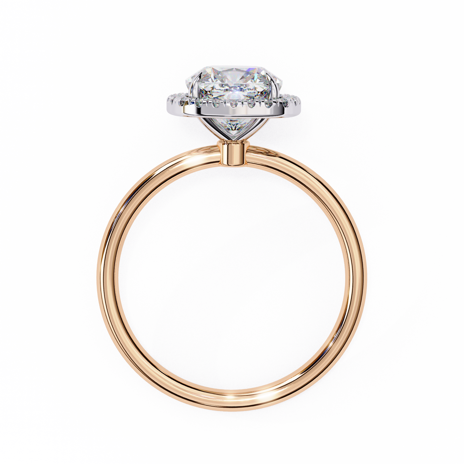 Eleanor - Rose Gold - eleanor-RG-cushion-angle_2