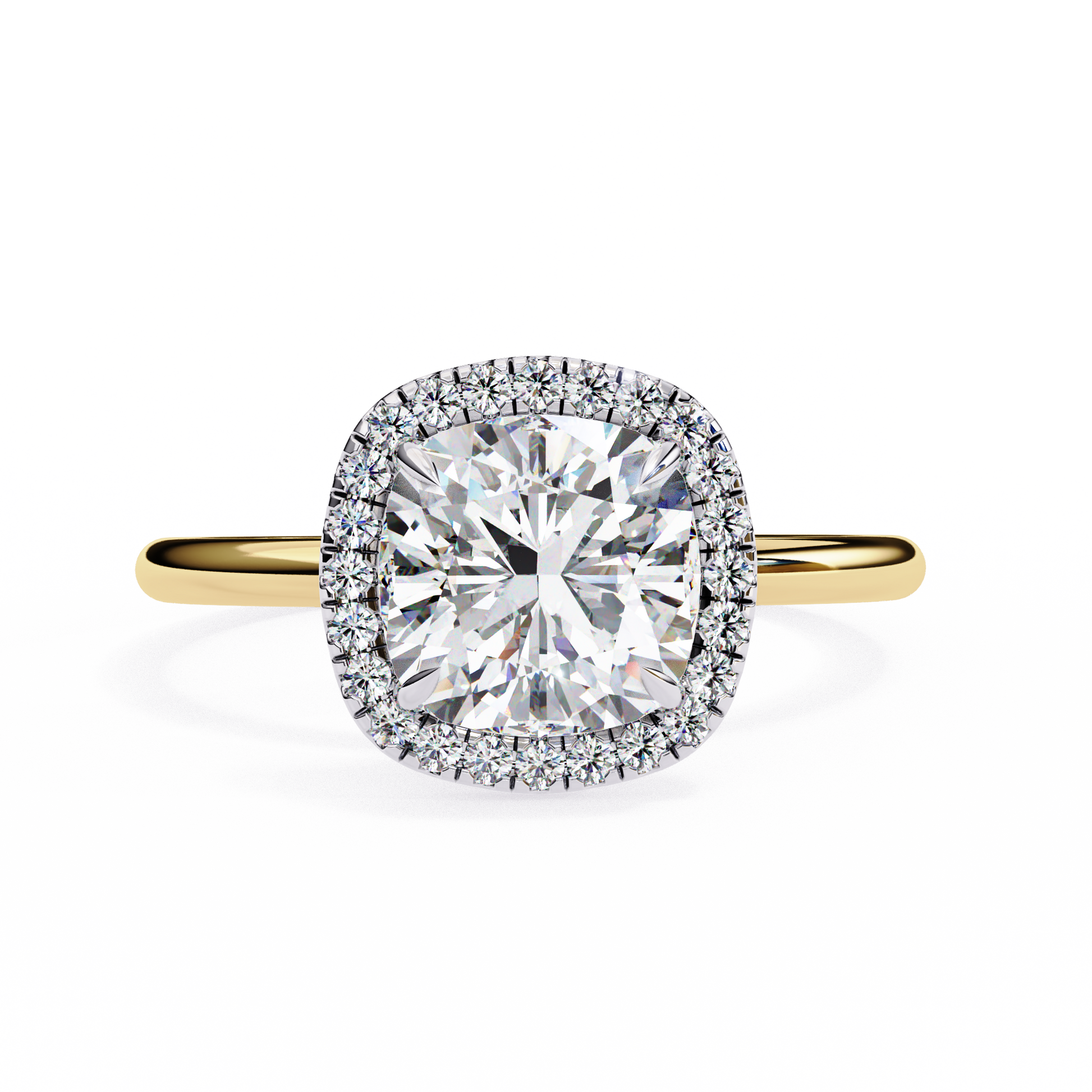 Eleanor - Yellow Gold - eleanor-YG-cushion-angle_2