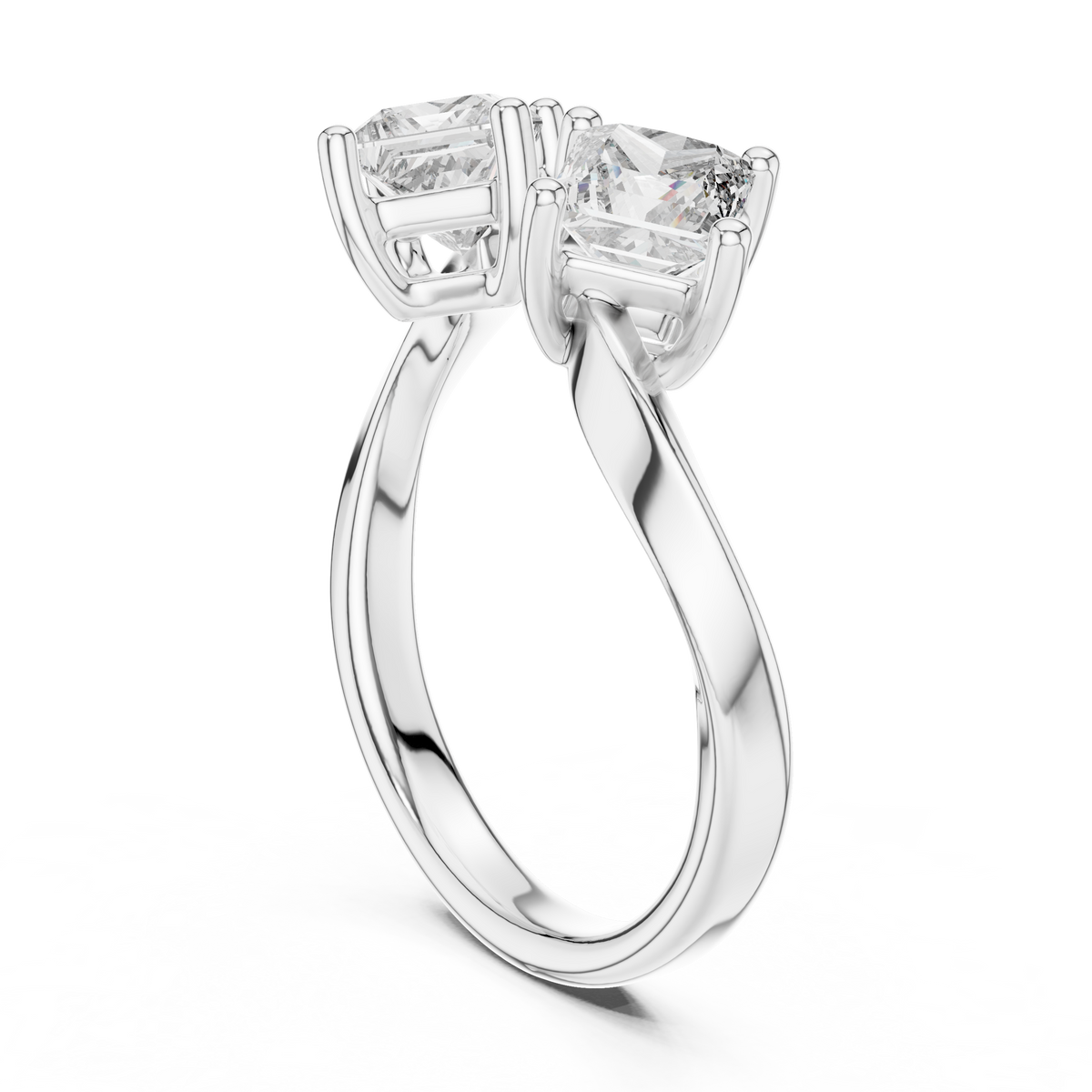 Elena - White Gold - elena-WG-princess-angle