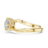 Elena - Yellow Gold - elena-YG-princess-side