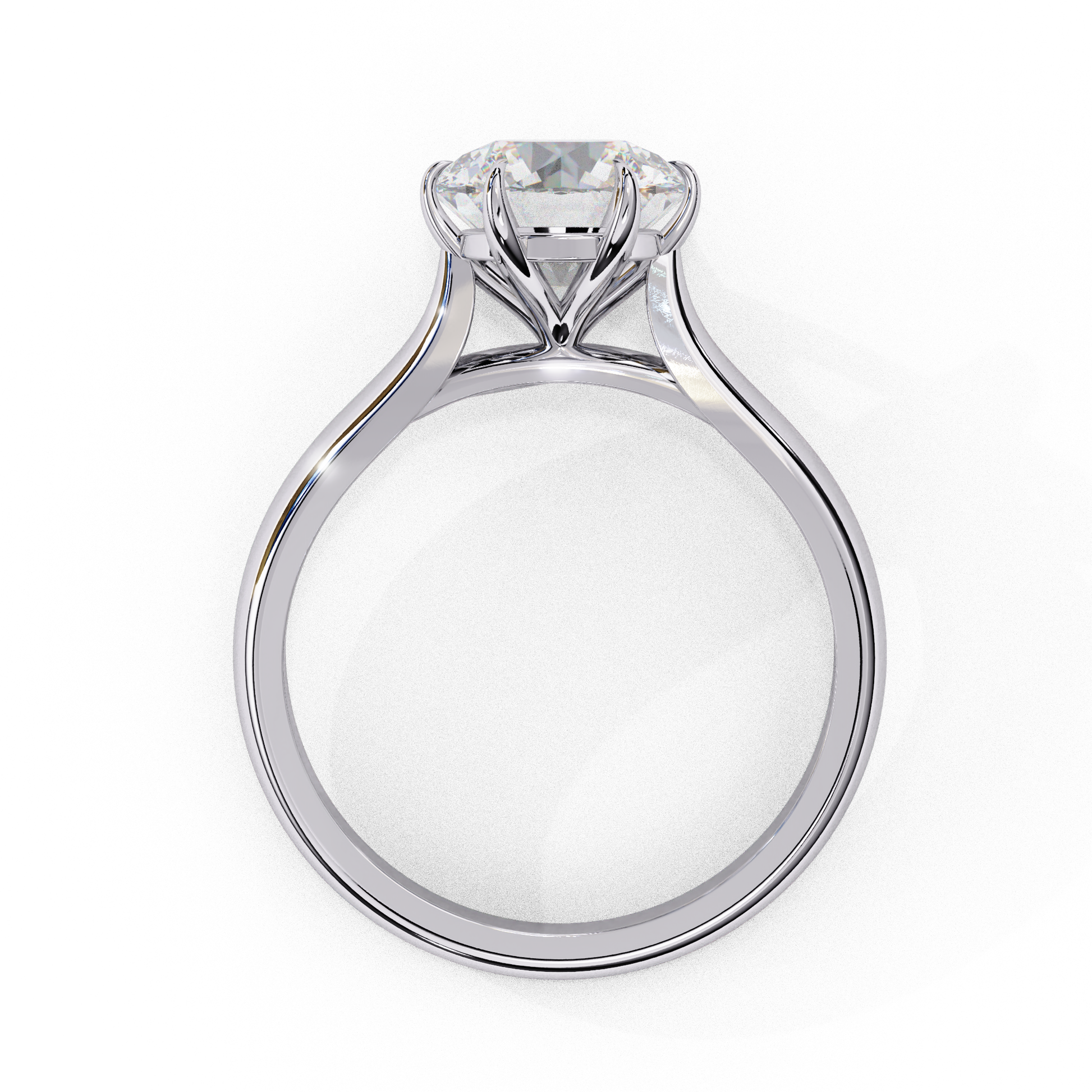 Elise - White Gold - elise-WG-round-angle