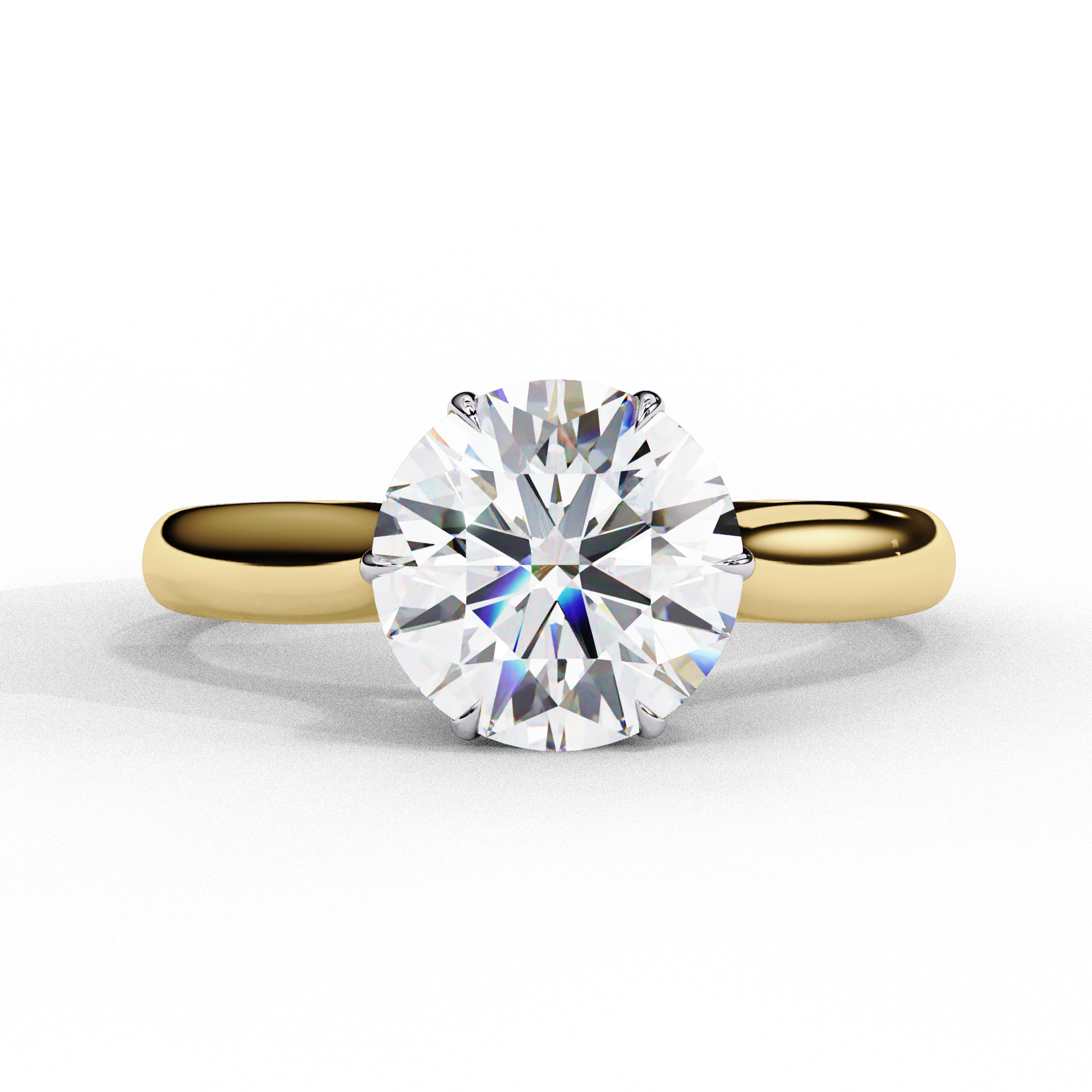 Elise - Yellow Gold - elise-YG-round-hero
