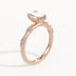 Emily - Rose Gold - emily-RG-emerald-angle