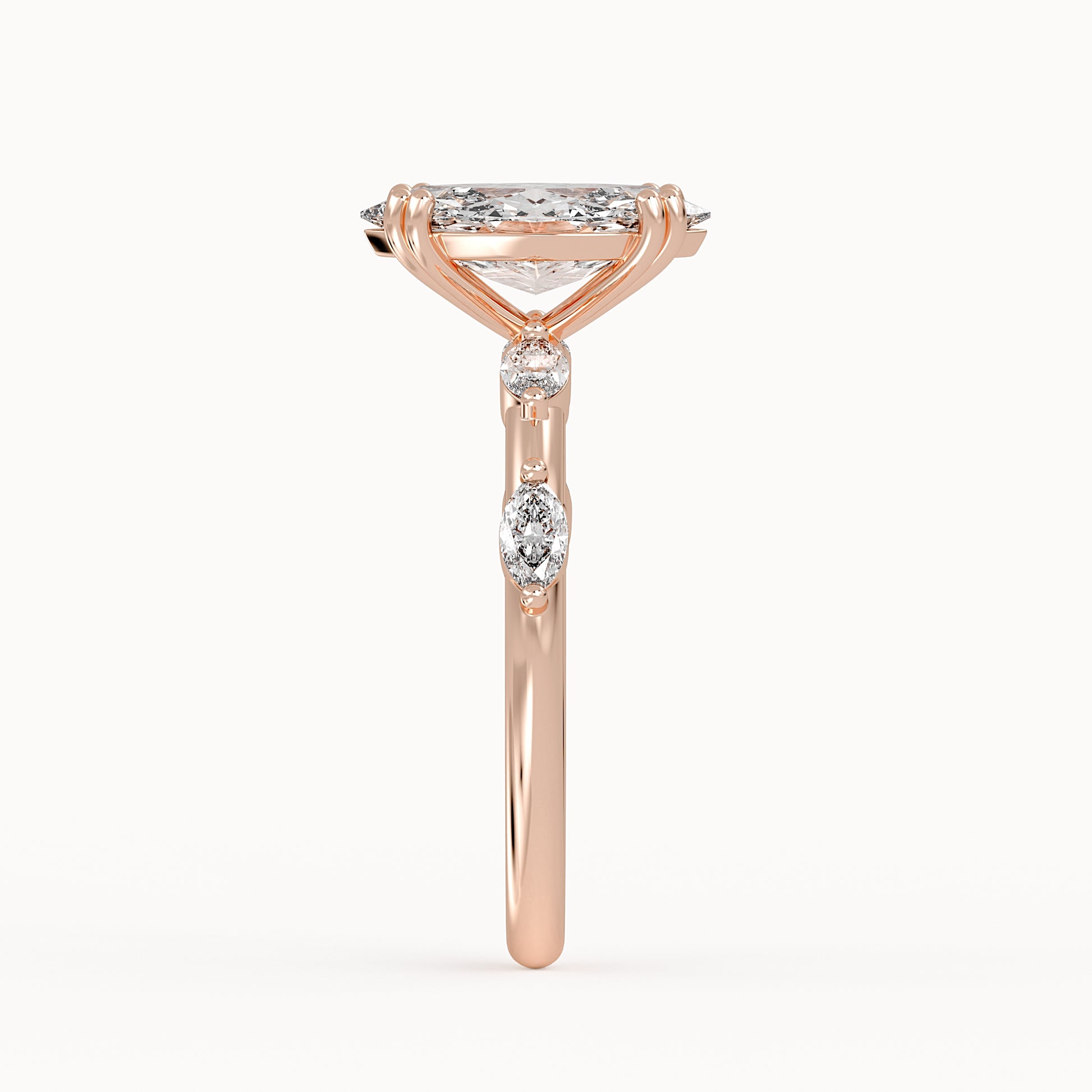 Emily - Rose Gold - emily-RG-marquise-side