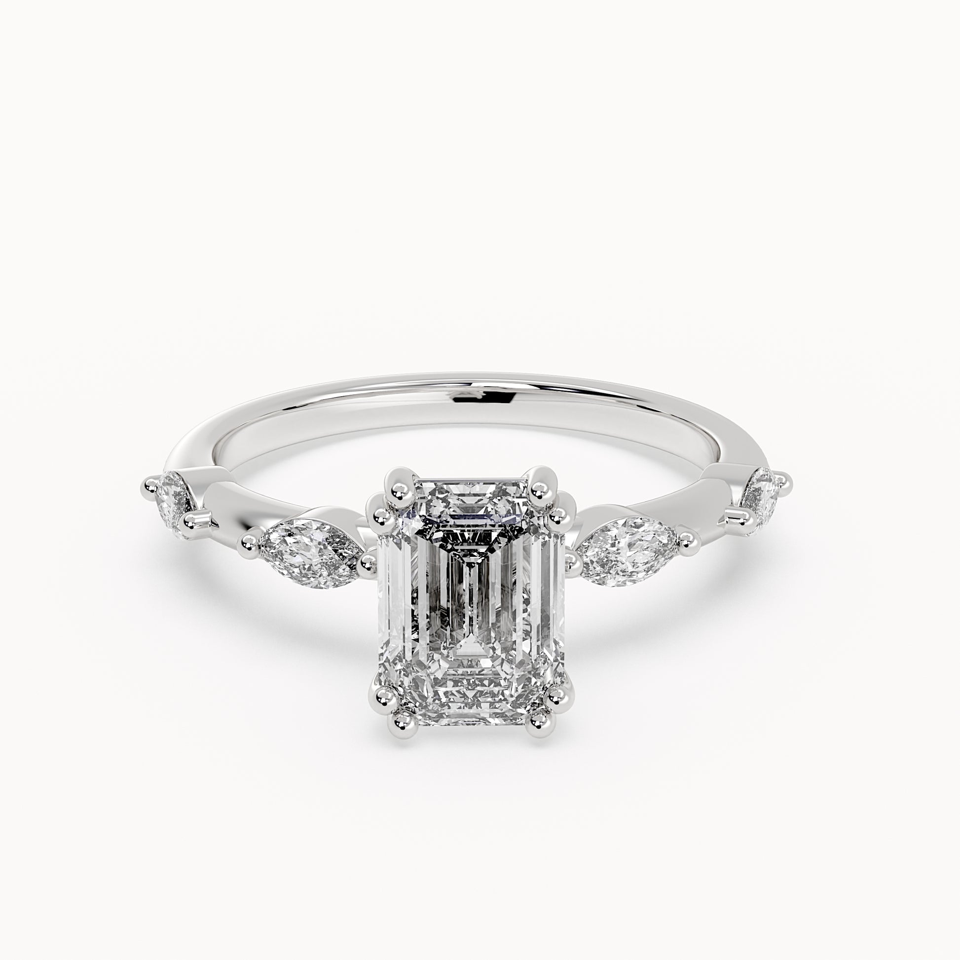 Emily - White Gold - emily-WG-emerald-hero