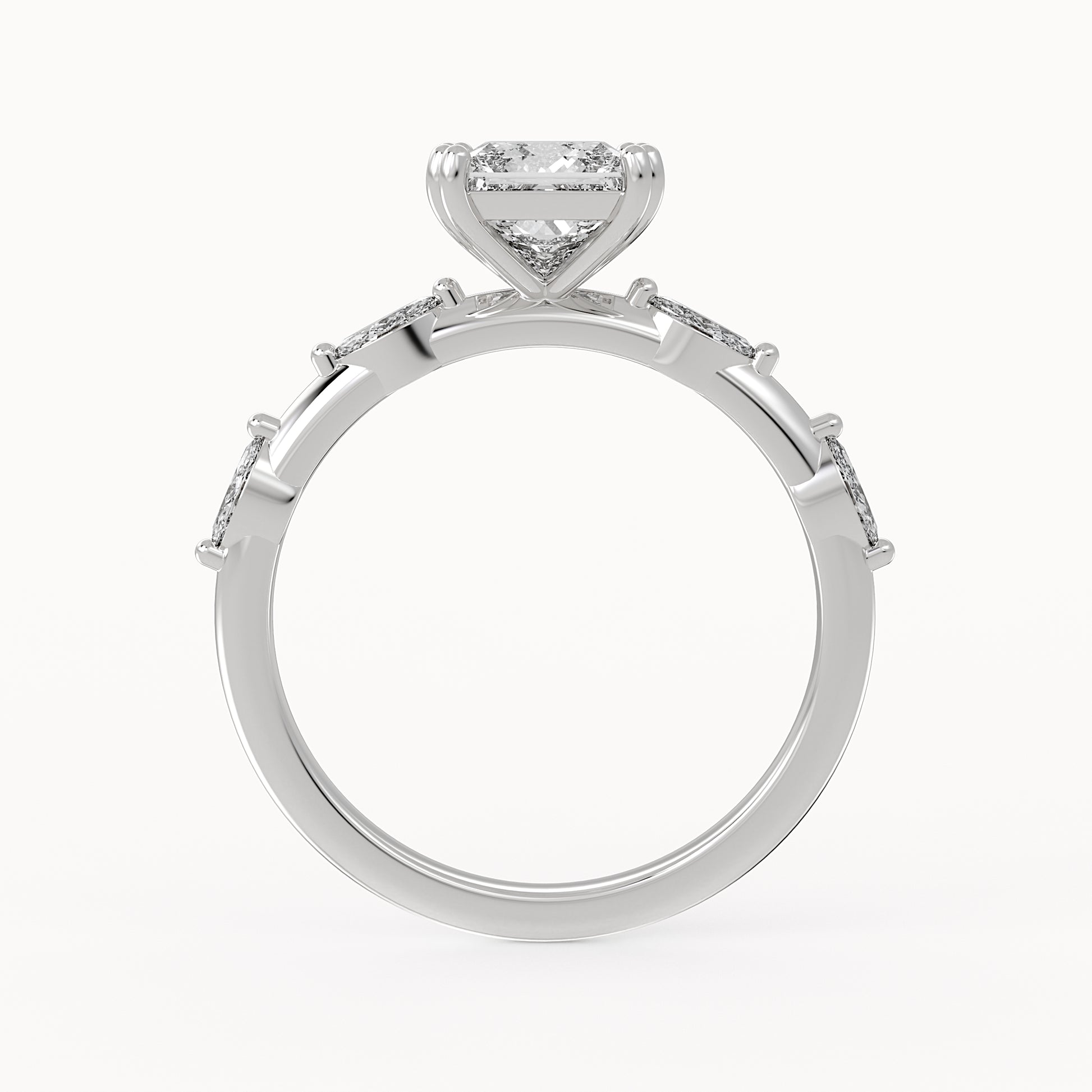 Emily - White Gold - emily-WG-princess-front